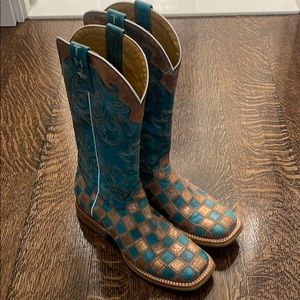 Tin Haul Turquoise Cowboy Boots